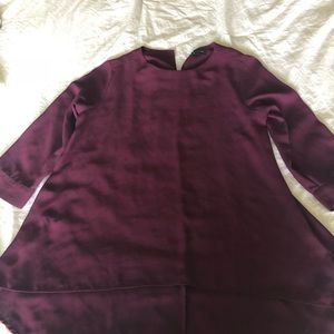 Beautiful purple sheer shirt